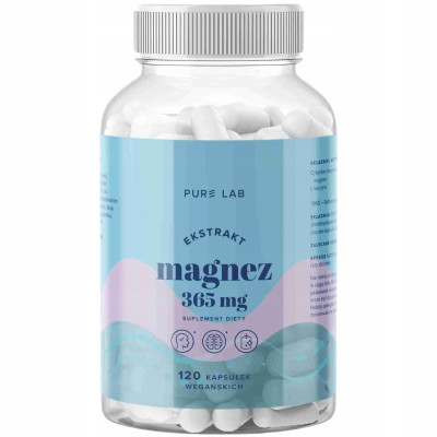 MAGNEZ 365g 120 kapsułek na 6 miesięcy AURA HERBALS wsparcie: MÓZG PAMIĘĆ