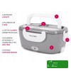 ELEKTRYCZNY LUNCH BOX TERMOS 220V gniazdko DUŻY 1500ml 1,5L KAMILLE