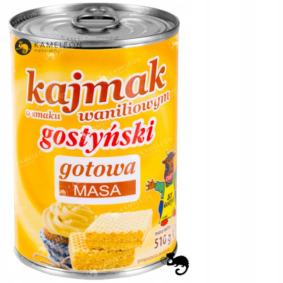 GOSTYŃ GOTOWA MASA KRÓWKOWA WANILIOWA KAJMAK 510G