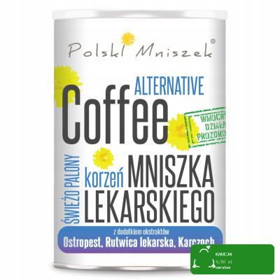 KAWA Z MNISZKA z dodatkiem OSTROPESTU RUTWICY KARCZOCHA 150G POLSKI MNISZEK