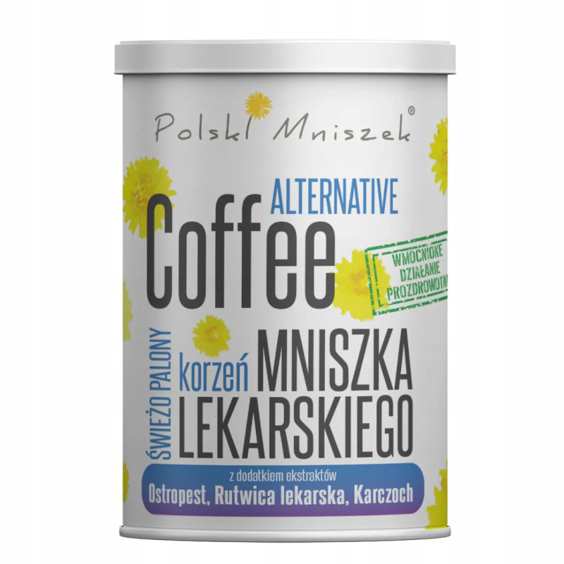 KAWA Z MNISZKA z dodatkiem OSTROPESTU RUTWICY KARCZOCHA 150G POLSKI MNISZEK