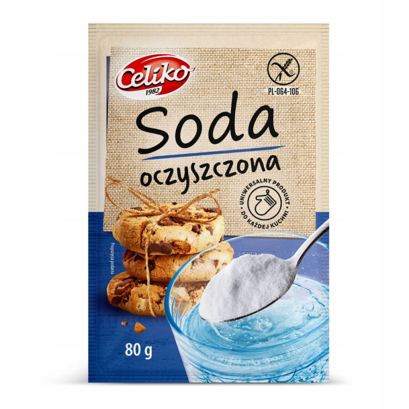 CELIKO SODA oczyszczona BEZGLUTENOWA 80g