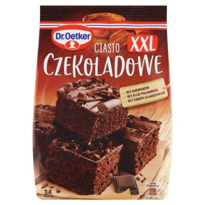 Dr.Oetker CIASTO CZEKOLADOWE XXL mieszanka do wypieku 671g
