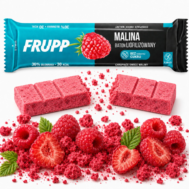 CELIKO FRUPP BATON bez cukru bez glutenu MALINA 10g