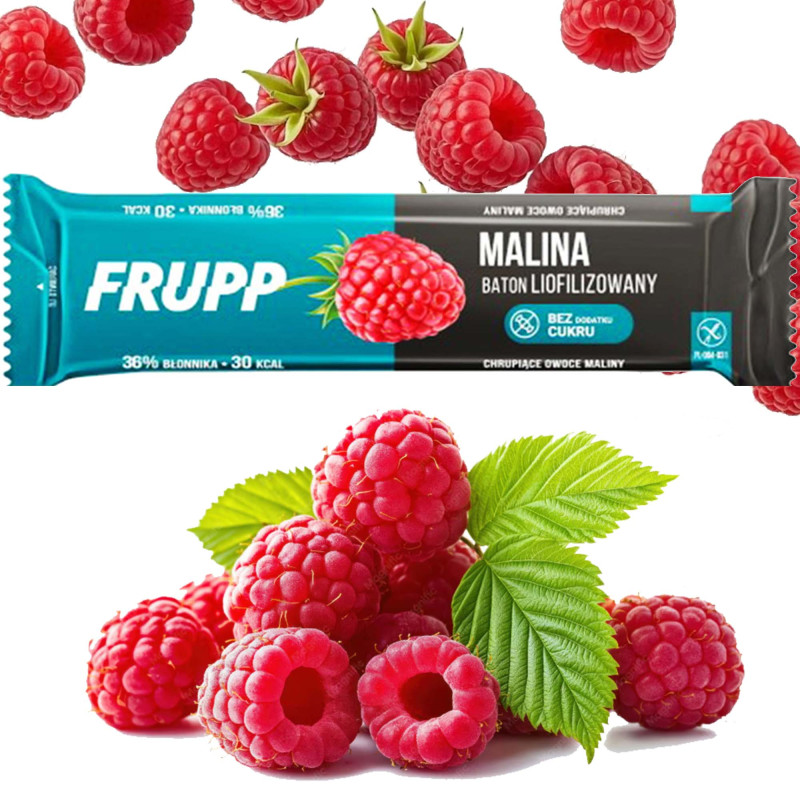 CELIKO FRUPP BATON bez cukru bez glutenu MALINA 10g