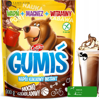 CELIO KAKAO GUMIŚ 300g KRÓTKA DATA