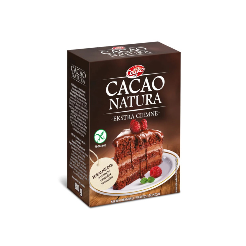 CELIKO KAKAO extra ciemne BEZGLUTENOWE 80g