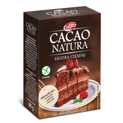 CELIKO KAKAO extra ciemne BEZGLUTENOWE 80g