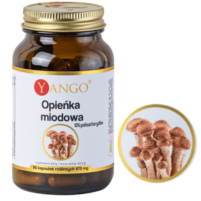 Yango OPIEŃKA MIODOWA 470mg ekstrakt 90kaps wsparcie: ODPORNOŚĆ MIKROFLORA