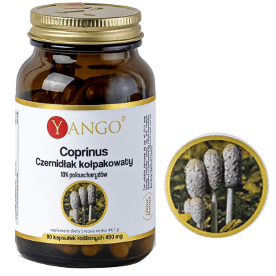 Yango COPRINUS czernidłak kołpakowaty 490mg 90kaps wsparcie: ODPORNOŚĆ