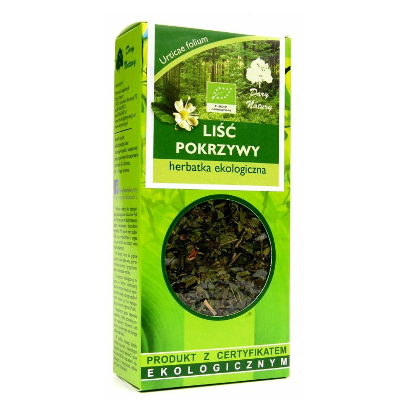 Dary Natury POKRZYWA SUSZONA LIŚĆ POKRZYWY eko 25g