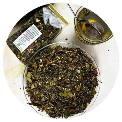 KAMELEON KULINARNY HERBATA zielona i biała 7 ZIELONYCH