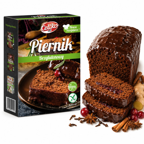 Celiko CIASTO PIERNIK BEZGLUTENOWY BEZ GLUTENU mieszanka do wypieku 300g