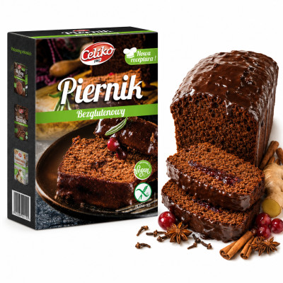 Celiko CIASTO PIERNIK BEZGLUTENOWY BEZ GLUTENU mieszanka do wypieku 300g
