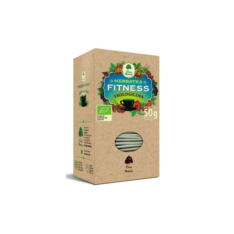 Dary Natury HERBATKA FITNESS eko bio saszetki 50G