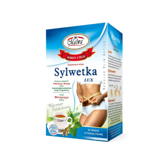 MALWA herbata ziołowa SYLWETKA LUX odchudzanie x20