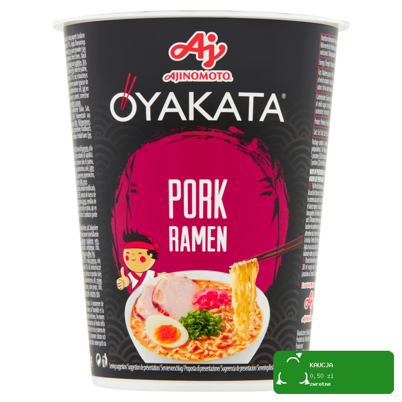OYAKATA kubek TASTE of ASIA danie makaron RAMEN PORK WIEPRZOWINA 62g