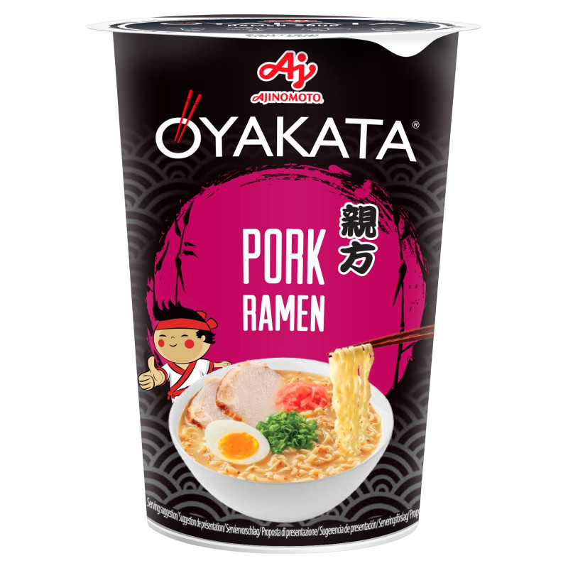 OYAKATA kubek TASTE of ASIA danie makaron RAMEN PORK WIEPRZOWINA 62g