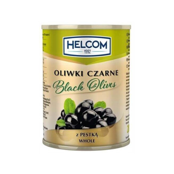 OLIWKI CZARNE Z PESTKĄ puszka 280g HELCOM