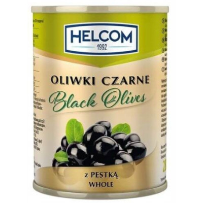 OLIWKI CZARNE Z PESTKĄ puszka 280g HELCOM