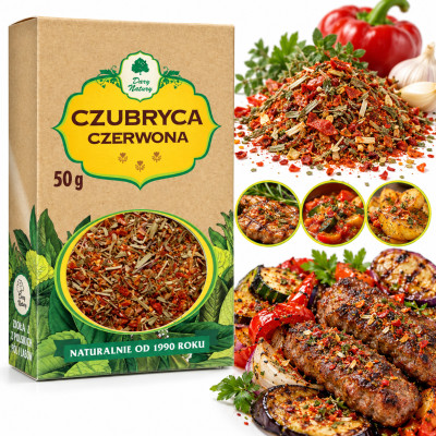 Dary Natury CZUBRYCA CZERWONA mieszanka przypraw BEZ CHEMII 50g