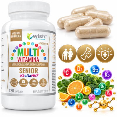 MULTIWITAMINA SENIOR COMPLEX WITAMIN+PREBIOTYK 120