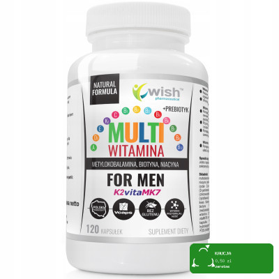 MULTIWITAMINA COMPLEX WITAMIN dla MĘŻCZYZN 120szt