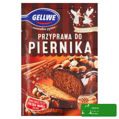 GELLWE PRZYPRAWA DO PIERNIKA DOMOWEGO PIERNICZKÓW CIAST CIASTEK Święta 40g