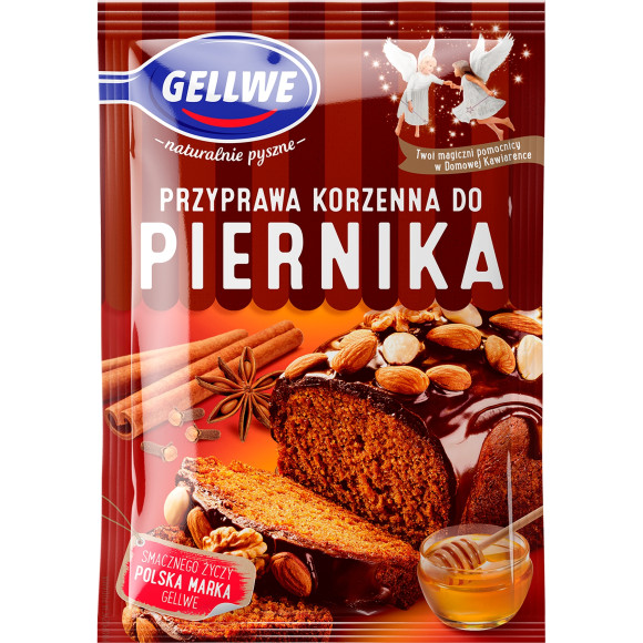 GELLWE PRZYPRAWA DO PIERNIKA DOMOWEGO PIERNICZKÓW CIAST CIASTEK Święta 40g