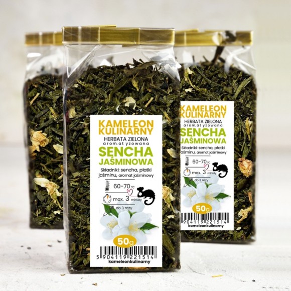 KAMELEON KULINARNY HERBATA ZIELONA aromatyzowana SENCHA