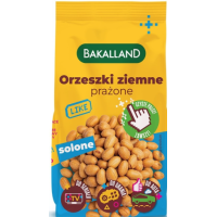 Bakalland ORZESZKI ZIEMNE PRAŻONE SOLONE 140G