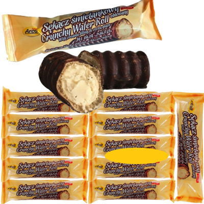 Arco SĘKACZ ŚMIETANKOWY W POLEWIE CZEKOLADOWEJ rurka z kremem 40G x12szt