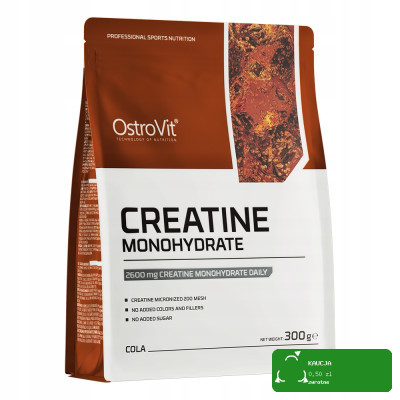 OstroVit MONOHYDRAT KREATYNY KREANTYNA 300g 0,3KG - smak COLA COLI KOLI