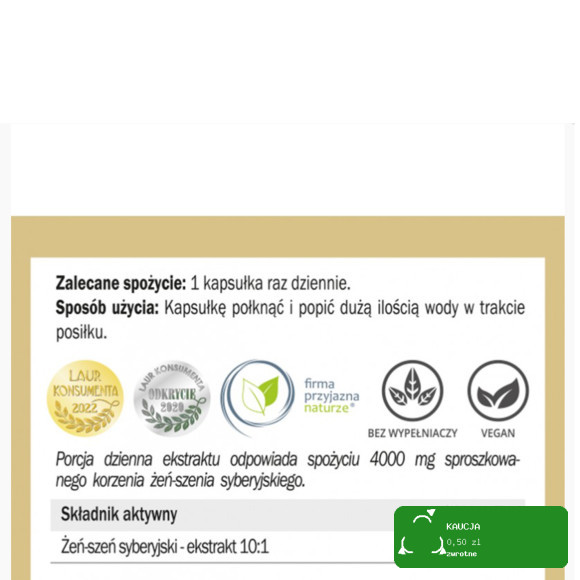 Yango ŻEŃ-SZEŃ SYBERYJSKI 90 kapsułek