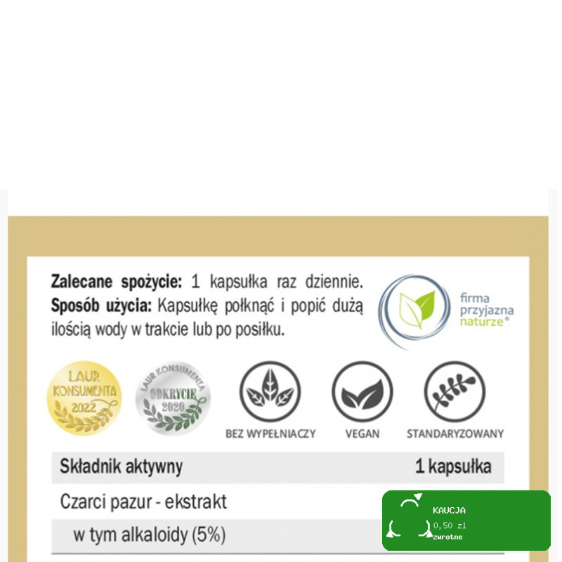 Yango CZARCI PAZUR 90 kapsułek