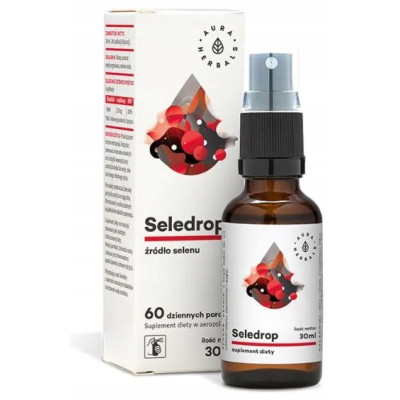 SELEDROP SELEN 110 mcg selenian IV sodu 30ml na 2 m-ce AEROZOL AURA HERBALS