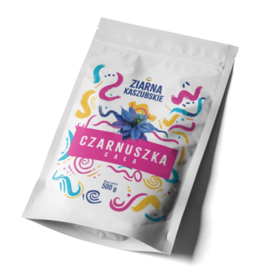 ACS ziarna kaszubskie CZARNUSZKA CAŁA nasiona 500G