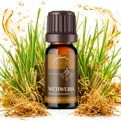 NANGA NATURALNY OLEJEK ETERYCZNY 100% WETIWERIA WETIWEROWY 7ml samopoczucie