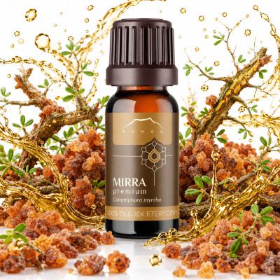 NANGA NATURALNY OLEJEK ETERYCZNY 100% MIRRA MIRROWY 10ml Medytacja Infekcje