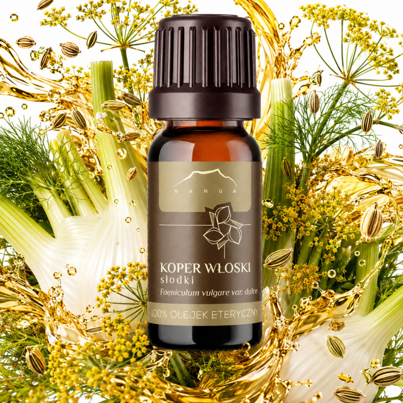 NANGA NATURALNY OLEJEK ETERYCZNY 100% KOPER WŁOSKI SŁODKI z kopru 10ml