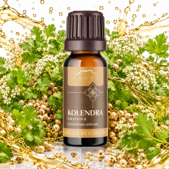 NANGA NATURALNY OLEJEK ETERYCZNY 100% KOLENDRA NASIONA KOLENDROWY 10ml