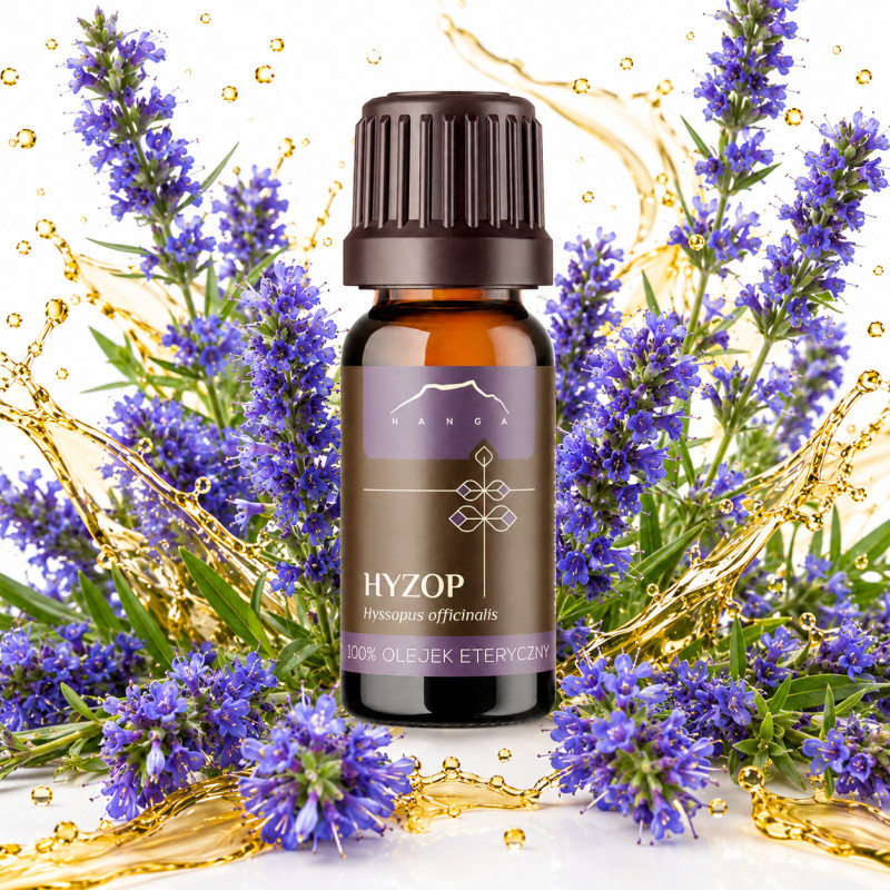 NANGA OLEJEK ETERYCZNY 100% HYZOP HYZOPOWY 10ml