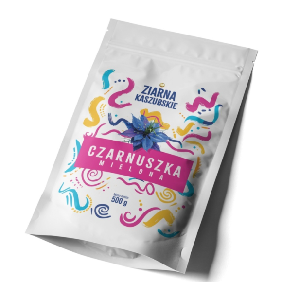 ACS ziarna kaszubskie CZARNUSZKA MIELONA odtłuszczona 500G