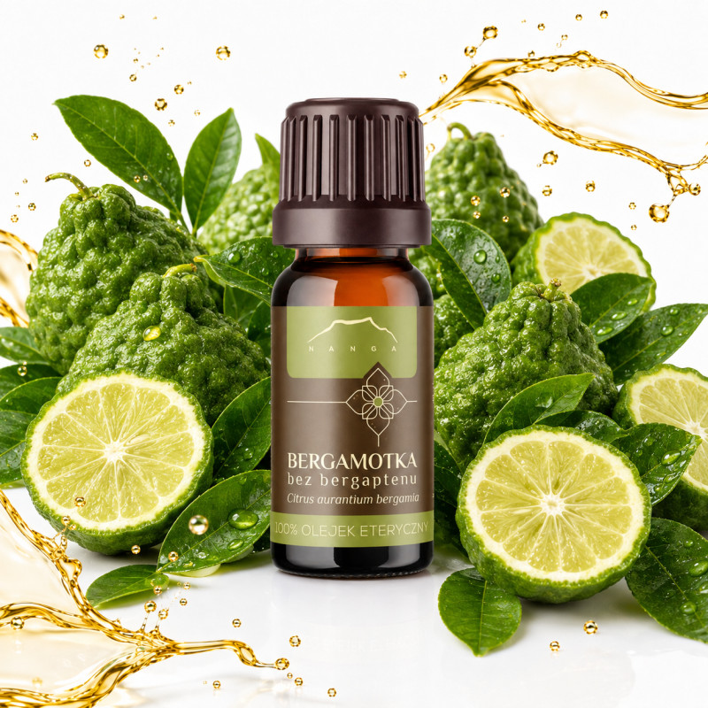 NANGA NATURALNY OLEJEK ETERYCZNY BERGAMOTKA bez BERGAPTENU bergamotowy 10ml