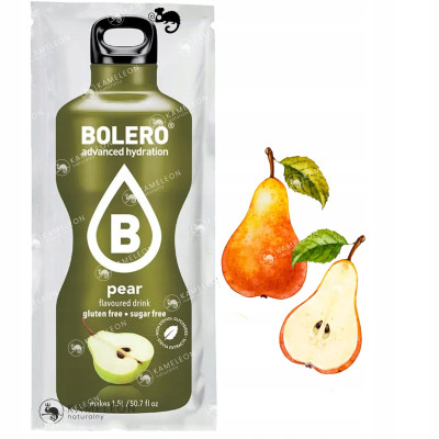 BOLERO DRINK w proszku PEAR gruszka GRUSZKOWY 9g