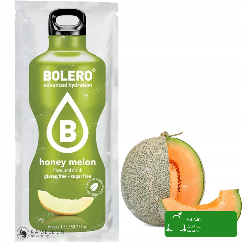 BOLERO DRINK NAPÓJ w proszku HONEY MELON stewia 9g KRÓTKA DATA