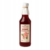 Prosto ze Wsi SYROP Z PŁATÓW RÓŻY 500ml 0,5L do herbaty