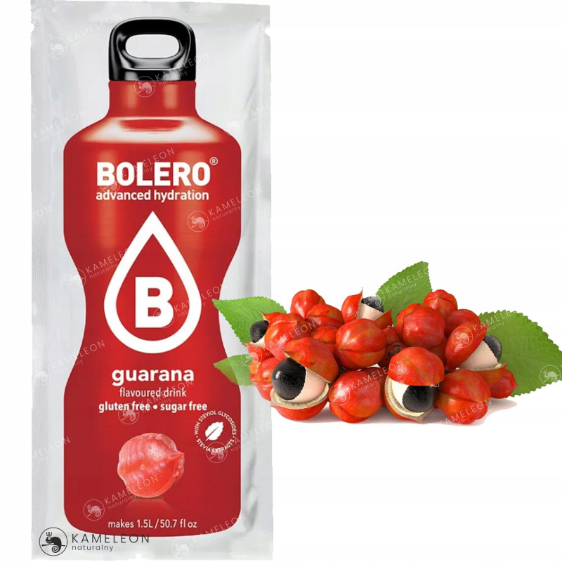 BOLERO DRINK NAPÓJ w proszku GUARANA ze STEWIĄ 9g