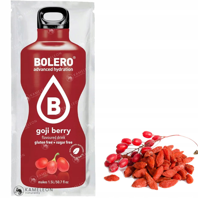 BOLERO DRINK NAPÓJ w proszku GOJI BERRY JAGODY 9g KRÓTKA DATA