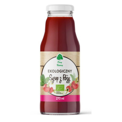 Dary Natury SYROP Z RÓŻY RÓŻANY róża EKO do deserów napojów 270ml